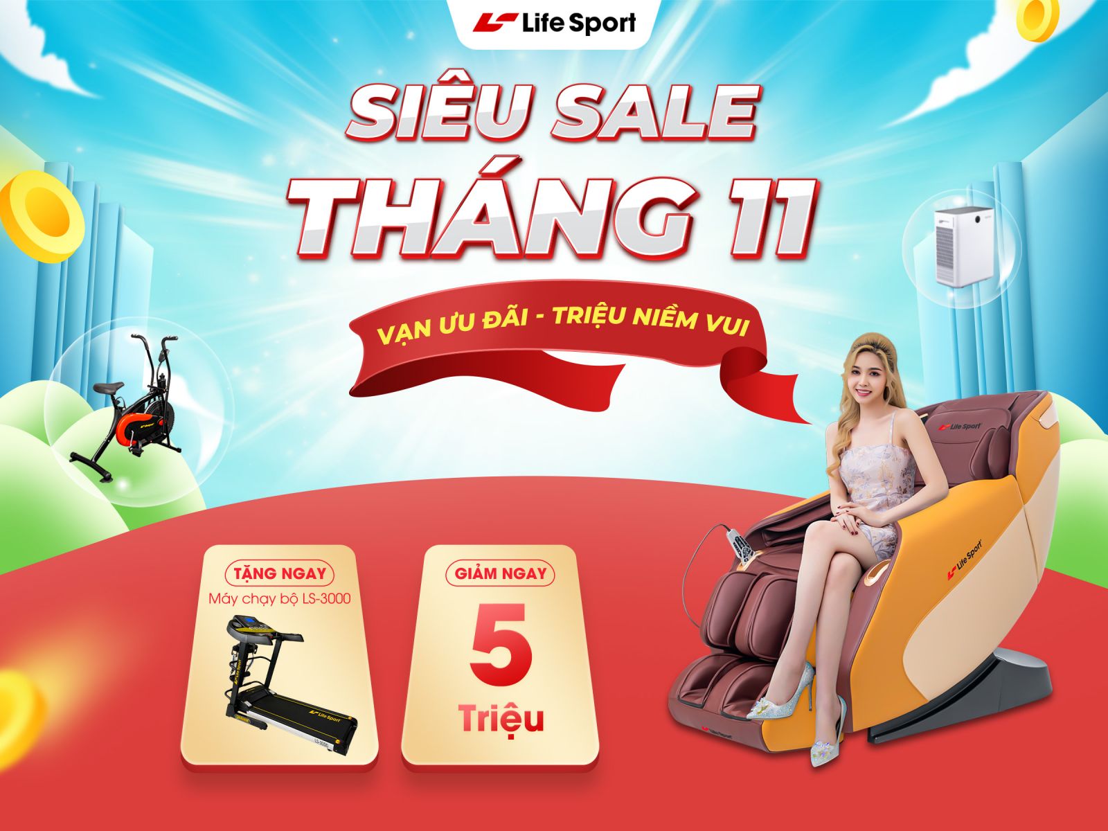Super Sale tháng 11 - Vạn ưu đãi - Triệu niềm vui