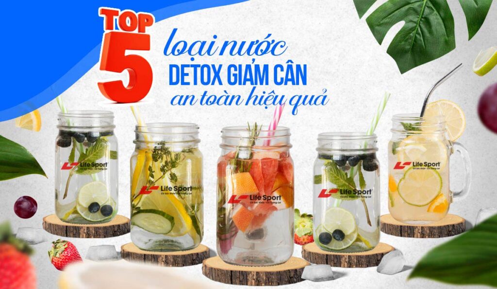 Top 5 Loại Nước Detox Giảm Cân An Toàn Hiệu Quả