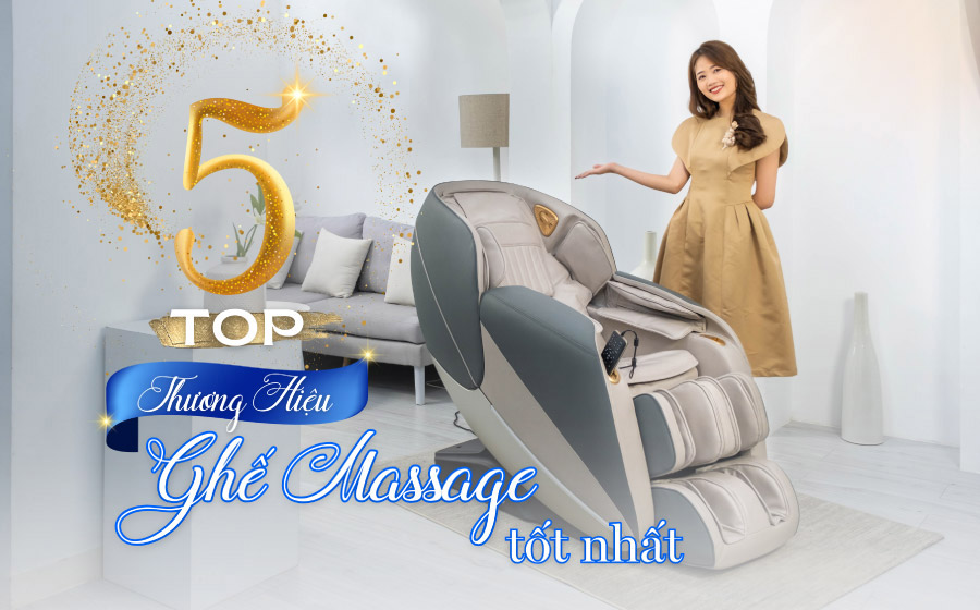 Top 5 Thương Hiệu Ghế Massage Tốt Nhất Năm 2024