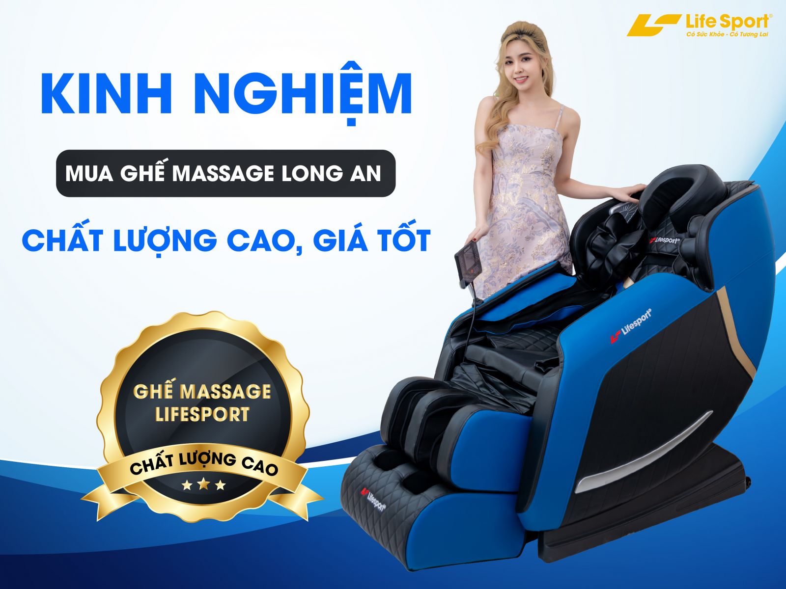 Kinh nghiệm mua ghế massage Long An chất lượng cao, giá tốt