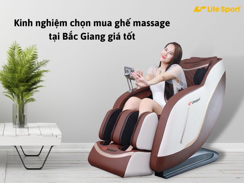 Kinh nghiệm chọn mua ghế massage tại Bắc Giang giá tốt