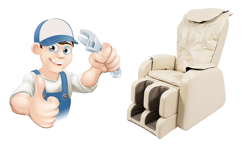 Hướng dẫn xử lí sự cố ghế massage tại nhà
