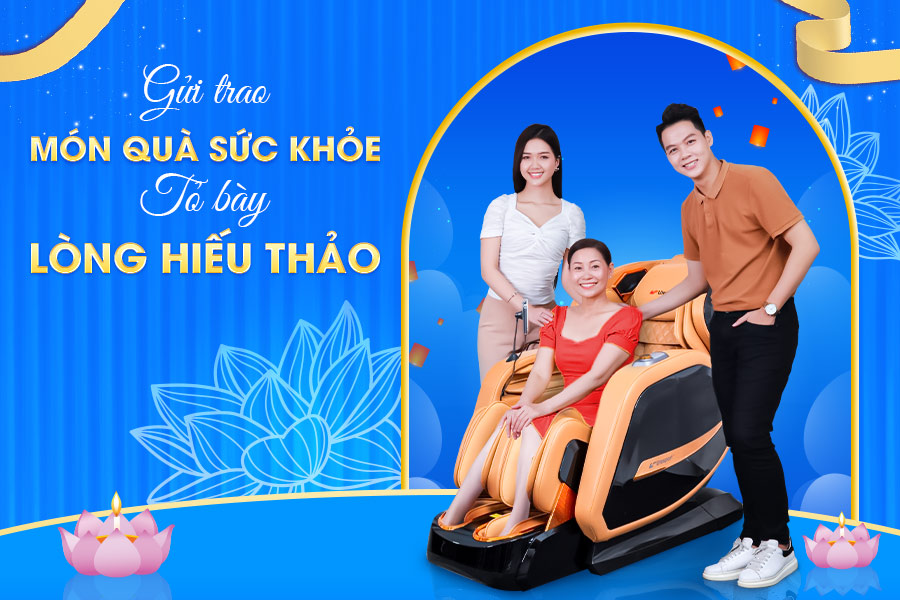 Trao quà sức khỏe - Báo hiếu mùa Vu Lan