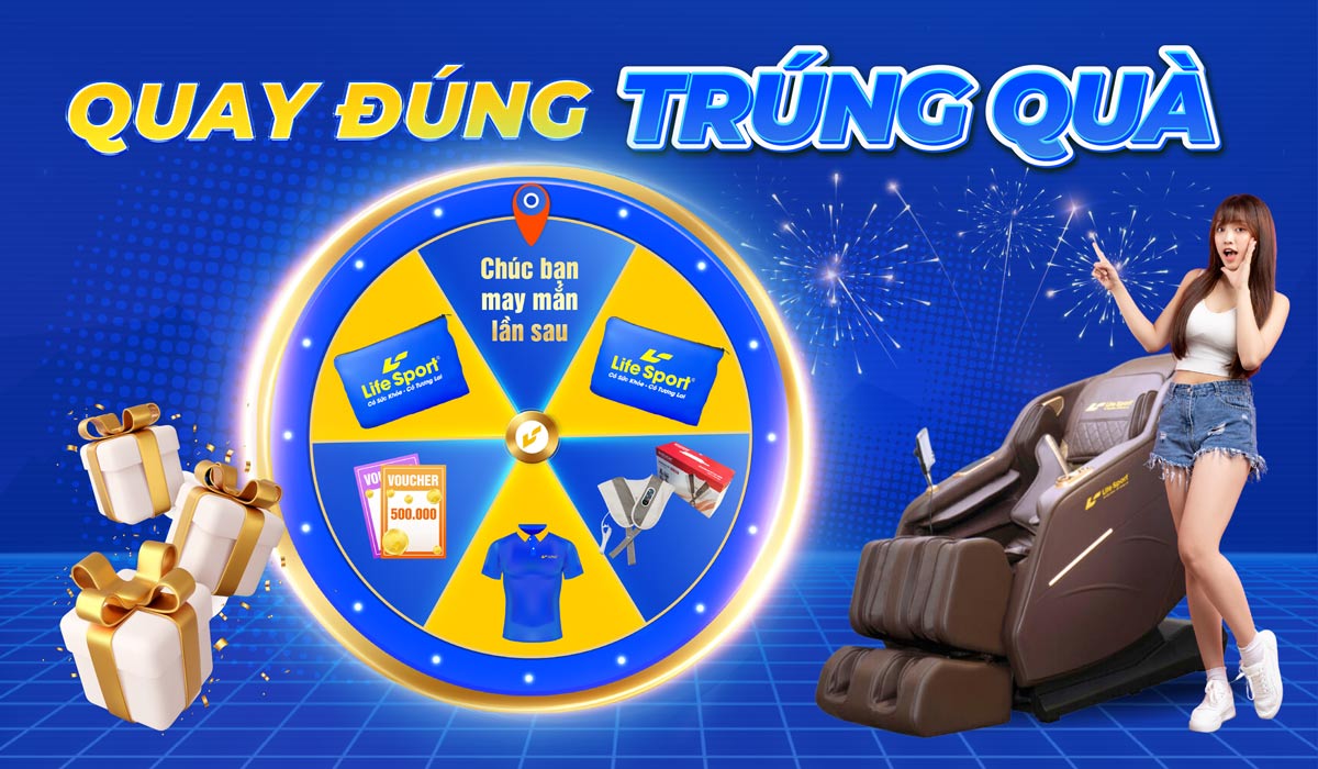 Mini Game: Quay Đúng - Trúng Qùa Cùng Lifesport