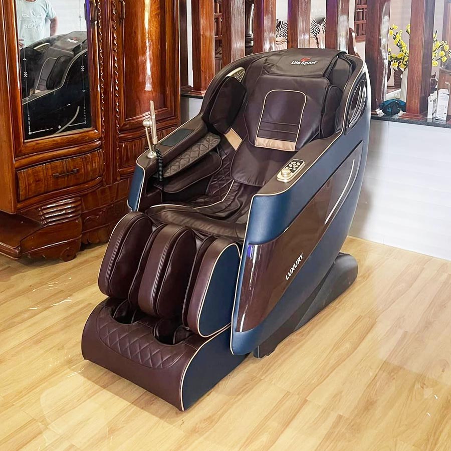 Anh Khoa Ở Bình Dương Mua Ghế Massage Lifesport LS-666 Tặng Mẹ 