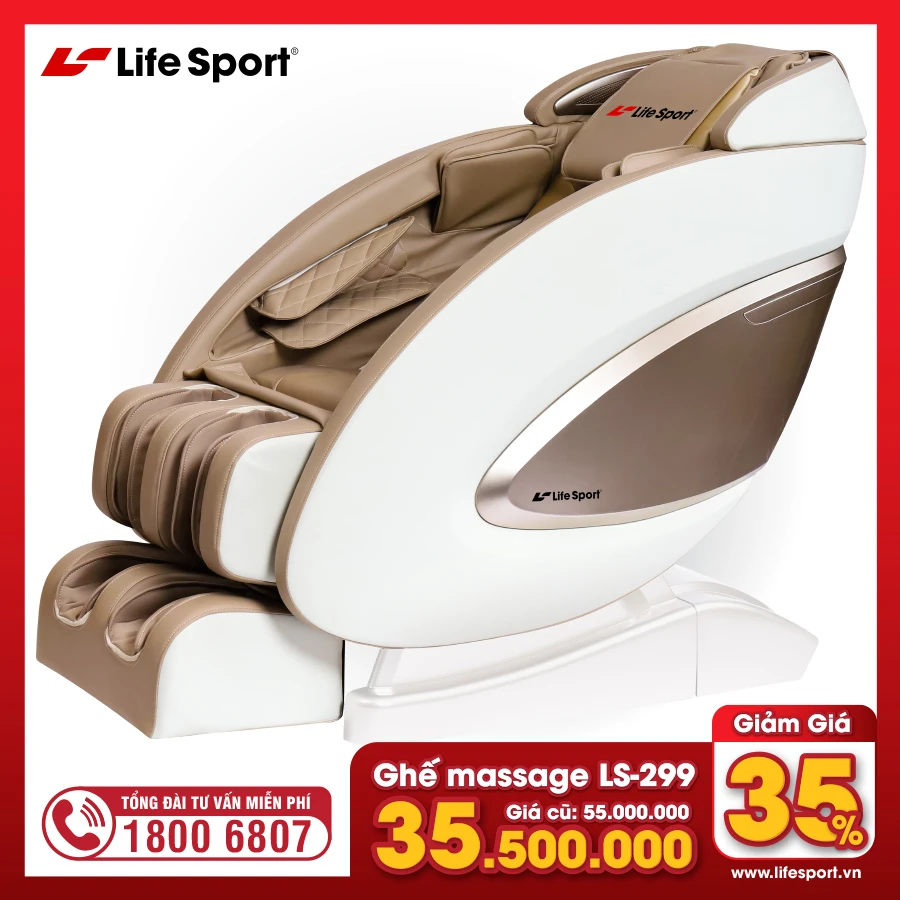 Ghế massage Lifesport giả giá lên đến 41%