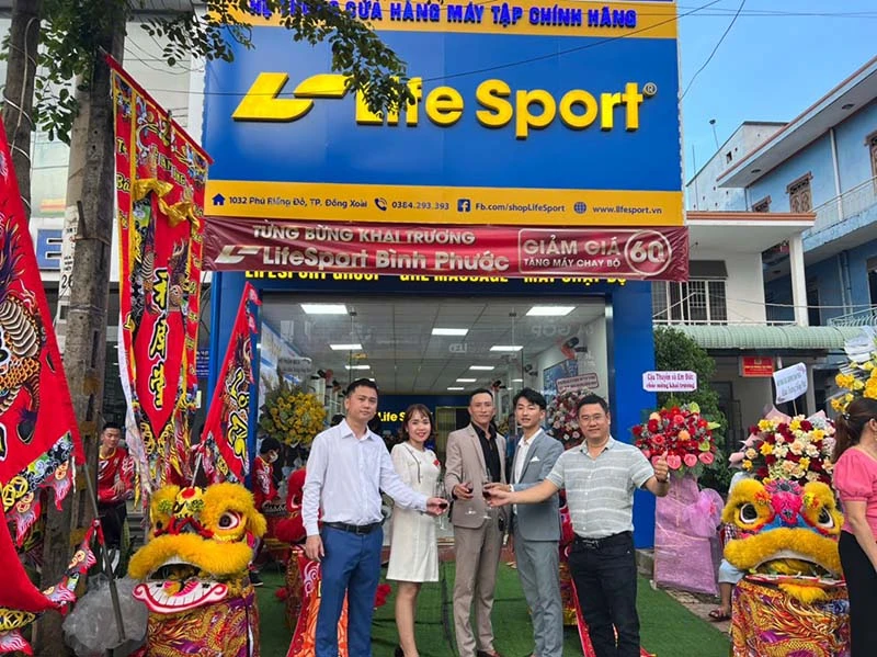 Khai trương cửa hàng lifesport Bình Phước giảm giá