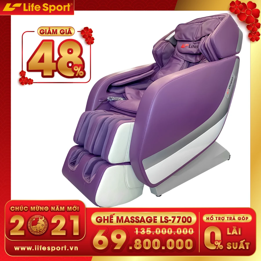 Khuyến mãi Xuân 2021 - Ghế massage LS- 7700