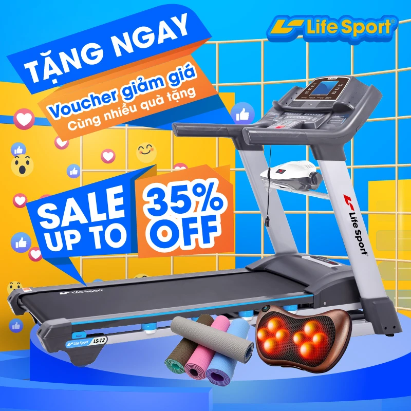 Máy chạy bộ giảm giá sập sàn tại Livestream