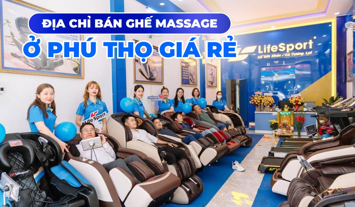 Cửa Hàng Ghế Massage Phú Thọ Giá Rẻ - Bảo Hành 6 Năm