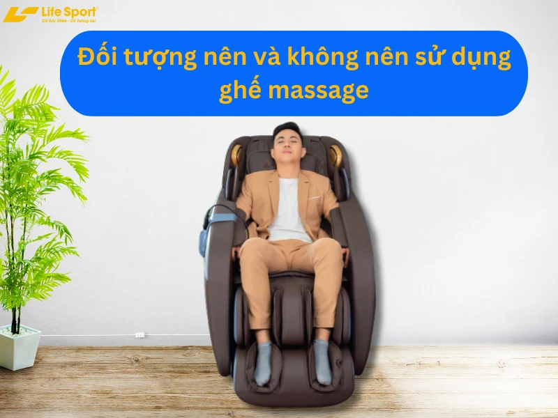 Đối tượng sử dụng ghế massage Ninh Thuận