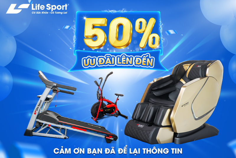 Lifesport Ưu Đãi Lên Đến 50% Dành Cho Khách Hàng