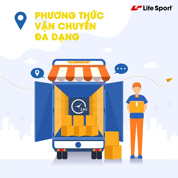 Phương thức giao hàng tại Life Sport 