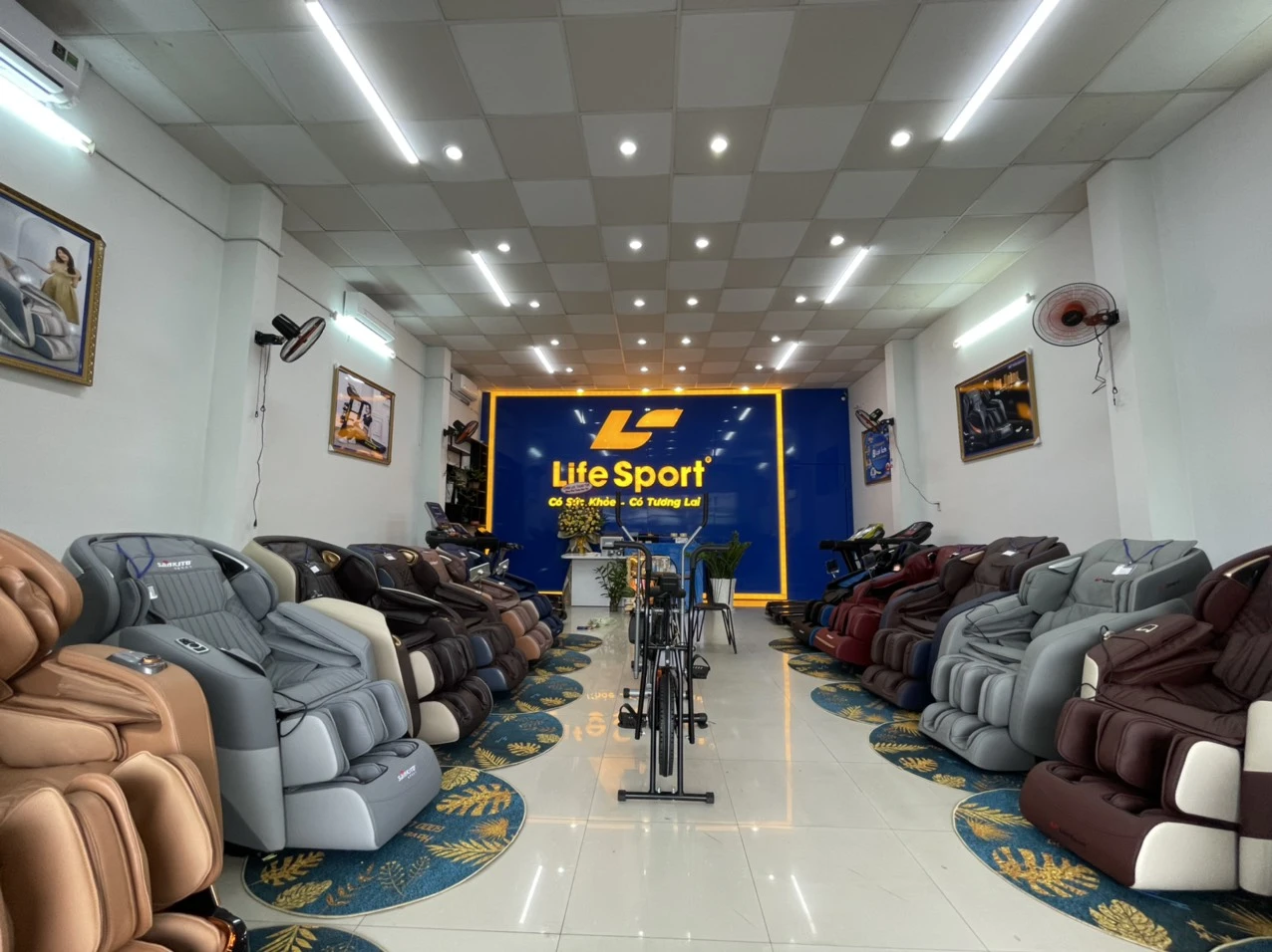 Lifesport Ninh Hòa - Khánh Hòa: Ghế Massage, Máy Chạy Bộ, Xe Đạp Tập