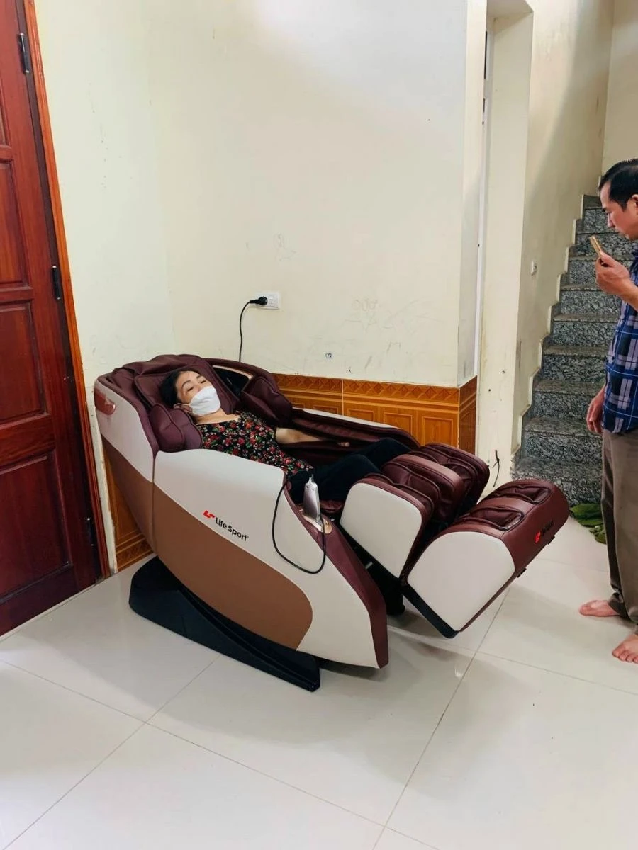 Ghế massage êm ái, an toàn cho người dùng