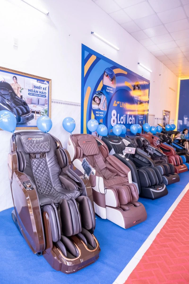 Ghế massage Bình Dương tại Lifesport