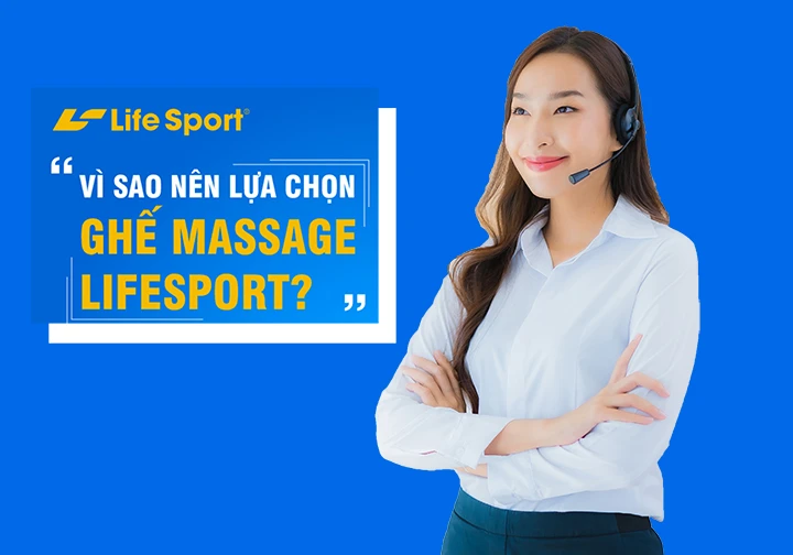 Vì sao nên chọn ghế massage Vĩnh Phúc tại Life Sport