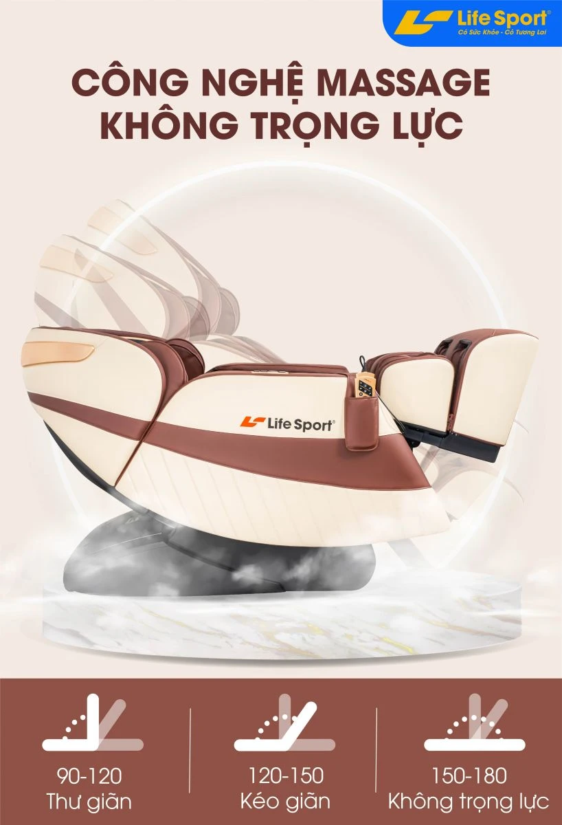 Trải nghiệm ghế massage không trọng lực tại Thái Nguyên