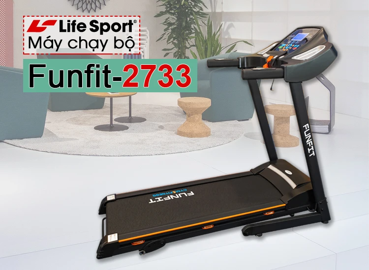 Máy chạy bộ giá rẻ hcm | Funfit 2733