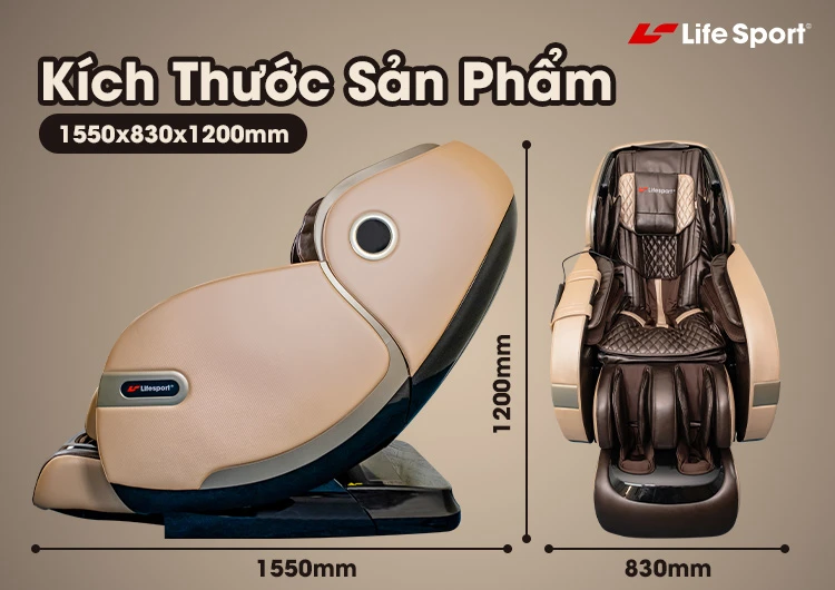 Kích thước phù hợp