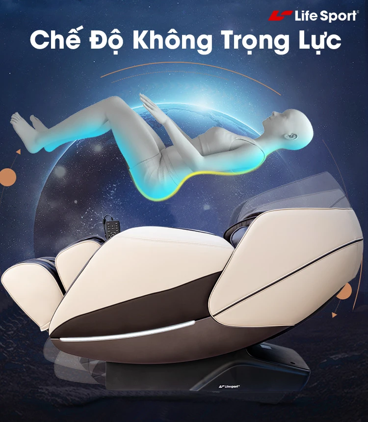 Chế độ không trọng lực kéo giãn cơ thể 