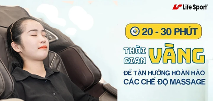 Sử dụng ghế massage Nghệ An theo khuyến cáo 