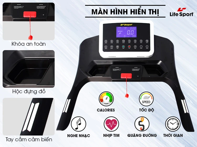 Cấu tạo của máy chạy bộ nhỏ gọn