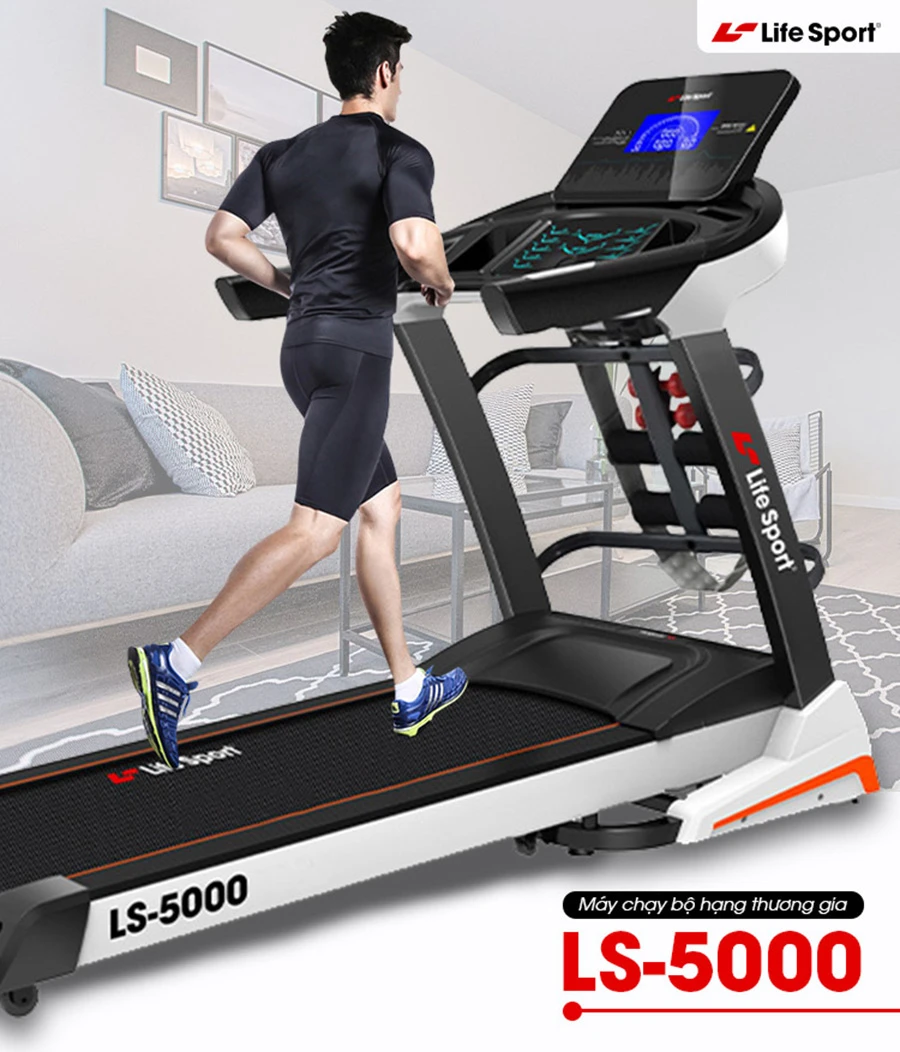 Máy chạy bộ Lifesport LS-5000 Plus năng động