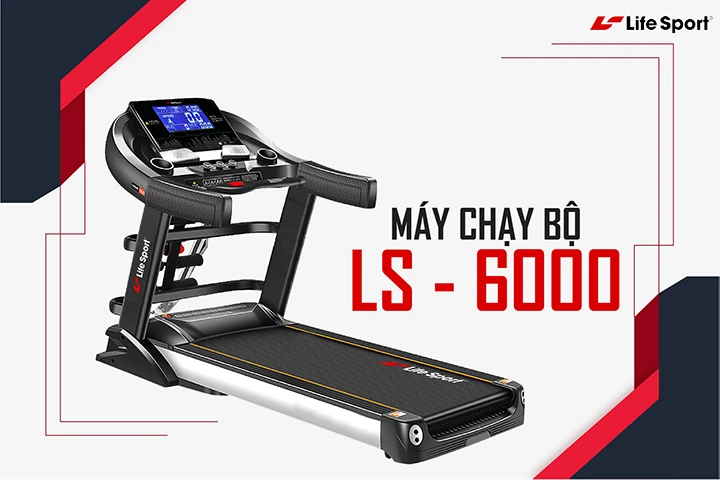 Máy chạy bộ đa năng Lifesport LS-6000 | Chính hãng
