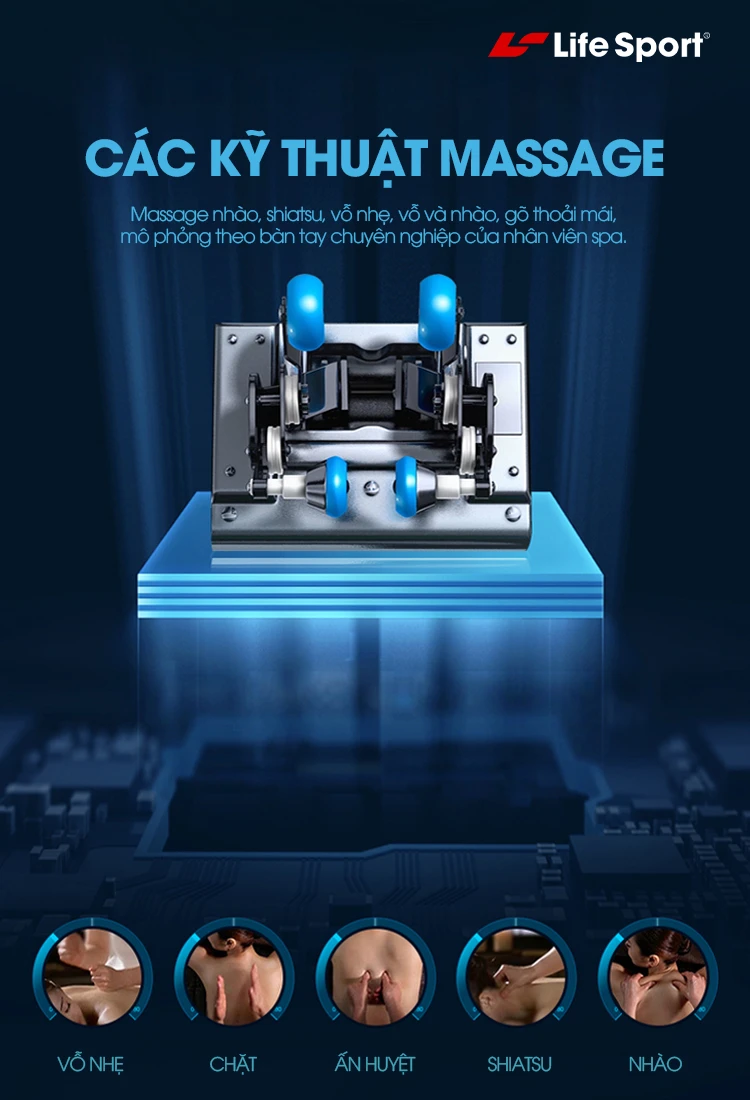 Thư giãn cơ bắp, giảm nhức mỏi