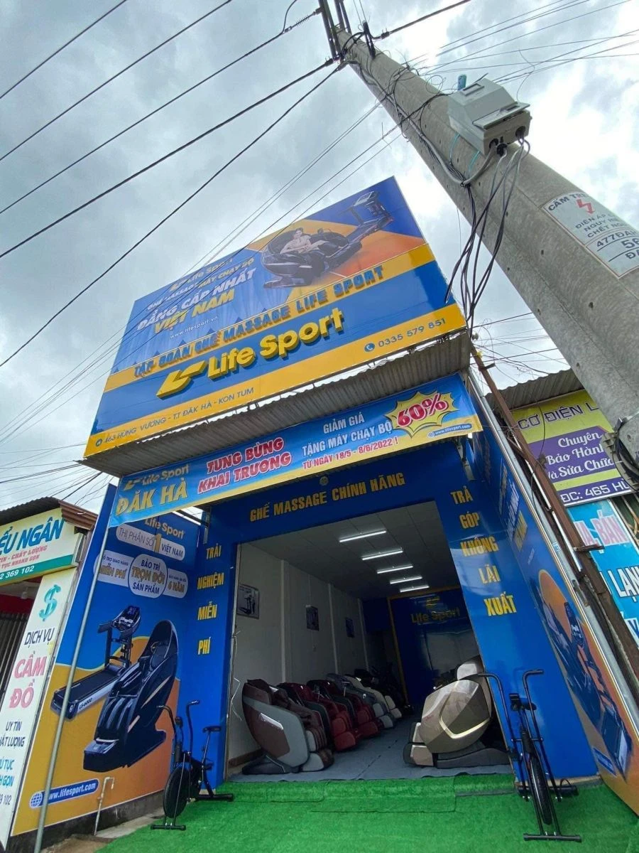 Ghế massage, máy chạy bộ tại KonTum | Lifesport