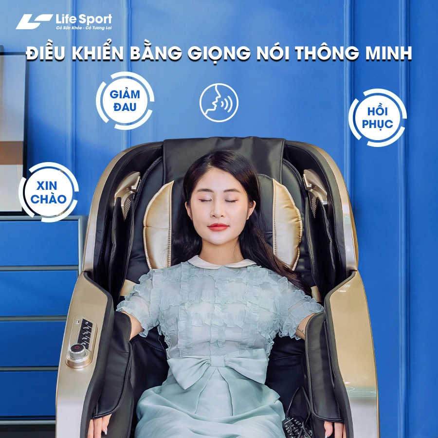 Ghế massage điều khiển bằng giọng nói