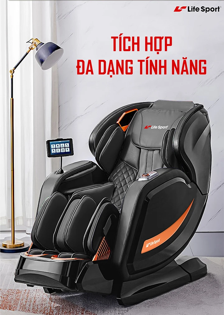 Ghế massage tích hợp nhiều công dụng