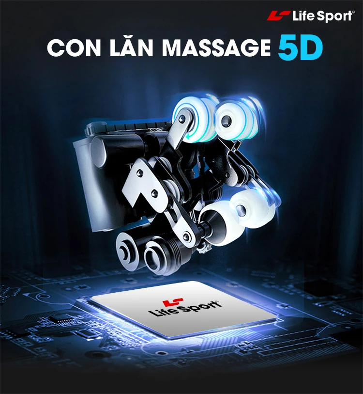 Công nghệ massage 5D hiện đại bậc nhất