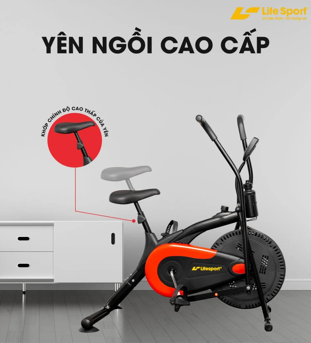 Điều chỉnh nút kháng lực theo sức bền cá nhân