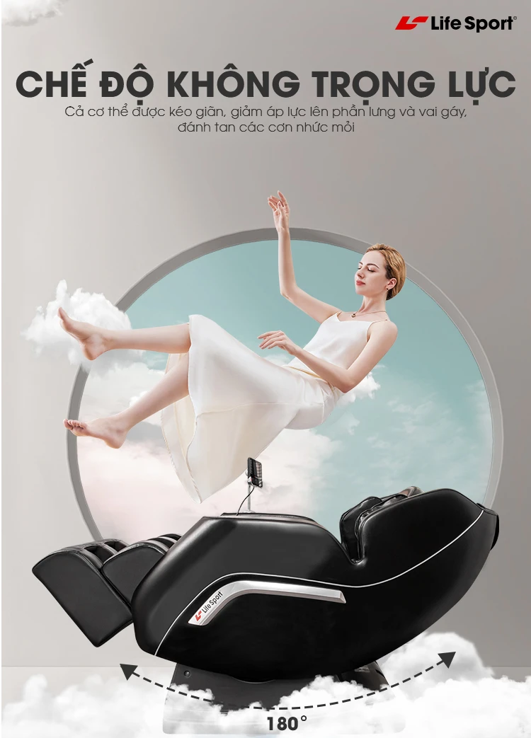 Massage không trọng lực giảm tải áp lực