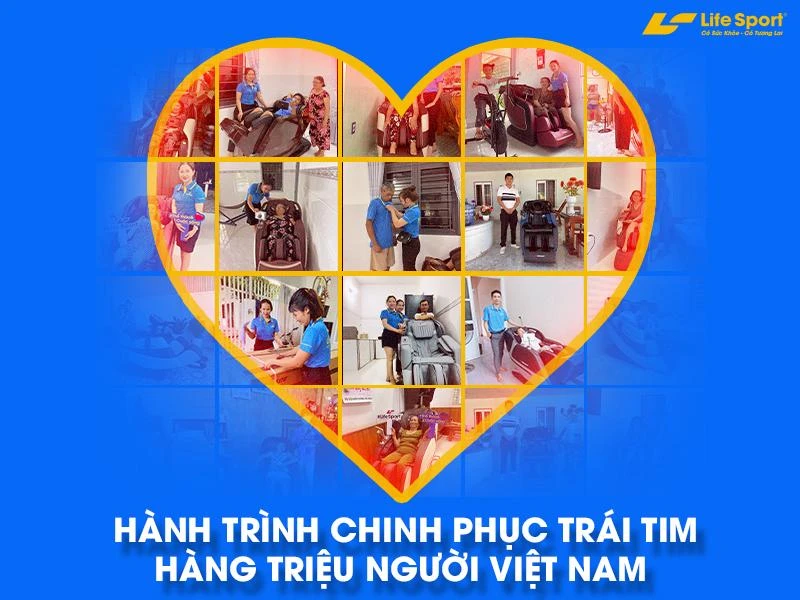 Lifesport tự hào mang đến cho hàng triệu khách hàng trên khắp cả nước những dòng sản phẩm cao cấp