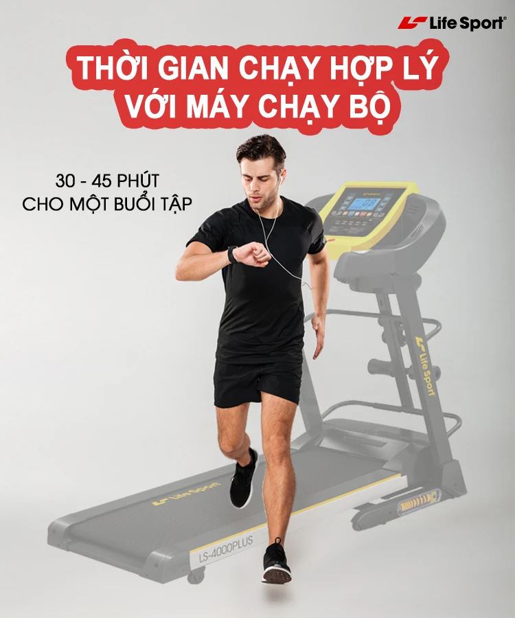 Giảm cân với máy chạy bộ hợp lý 