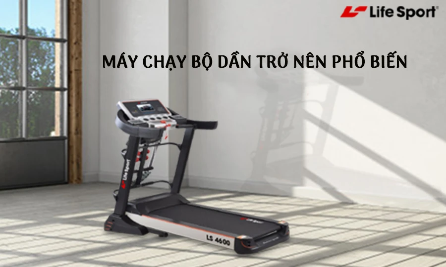 Máy chạy bộ ngày càng được dùng phổ biến