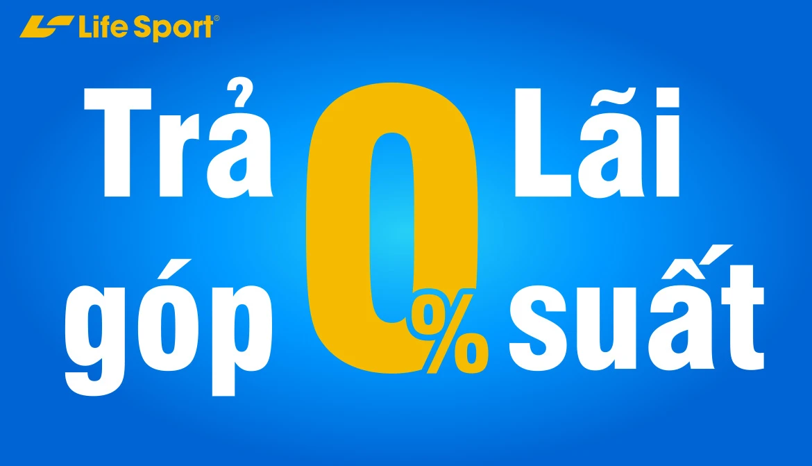 Xe đạp tập hỗ trợ trả góp 0% lãi suất