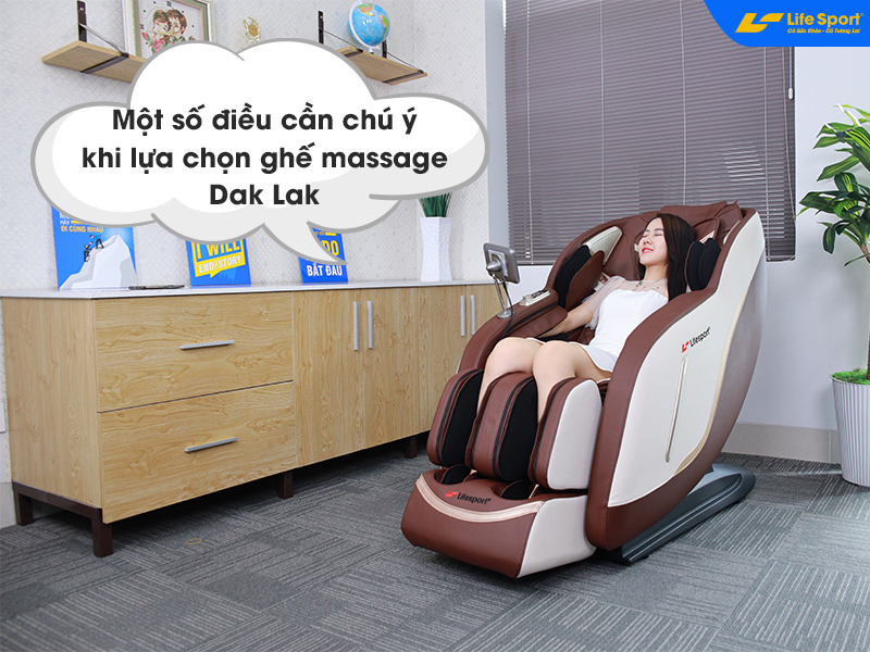 Một số điều cần chú ý khi lựa chọn ghế massage Dak Lak