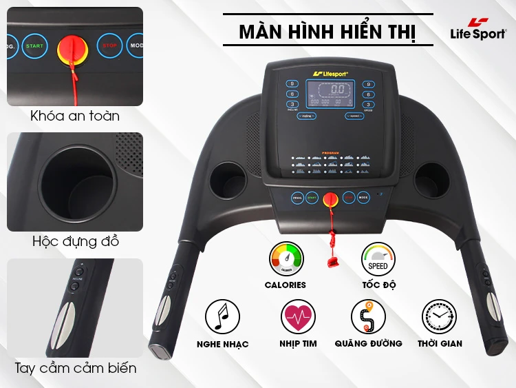 Hướng dẫn sử dụng bảng điều khiển máy chạy bộ