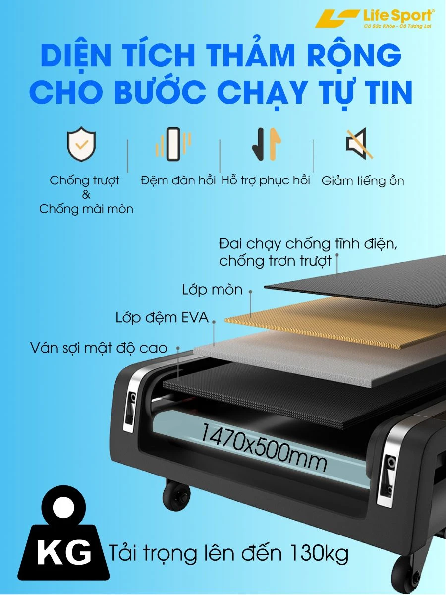  Chọn máy chạy bộ thảm chạy chất lượng