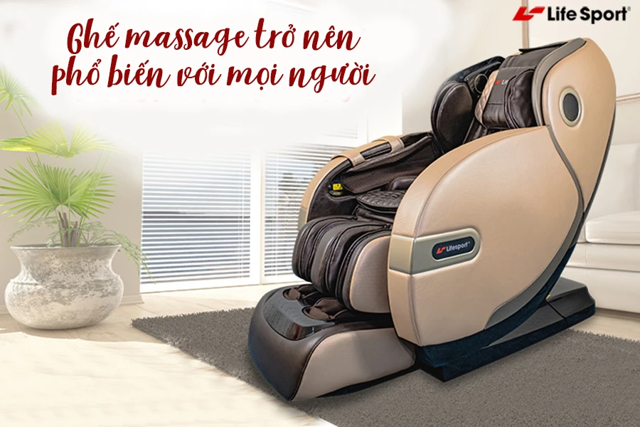 Nhu cầu về ghế massage ngày càng nhiều