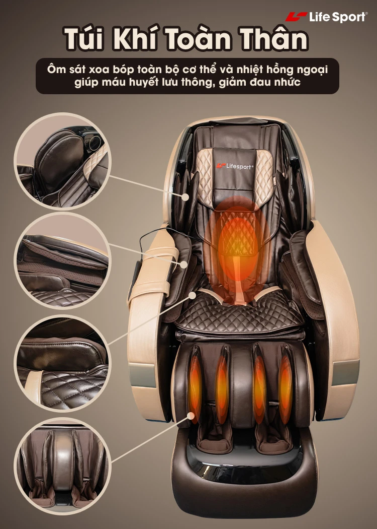 Lợi ích tuyệt vời từ việc sử dụng ghế massage