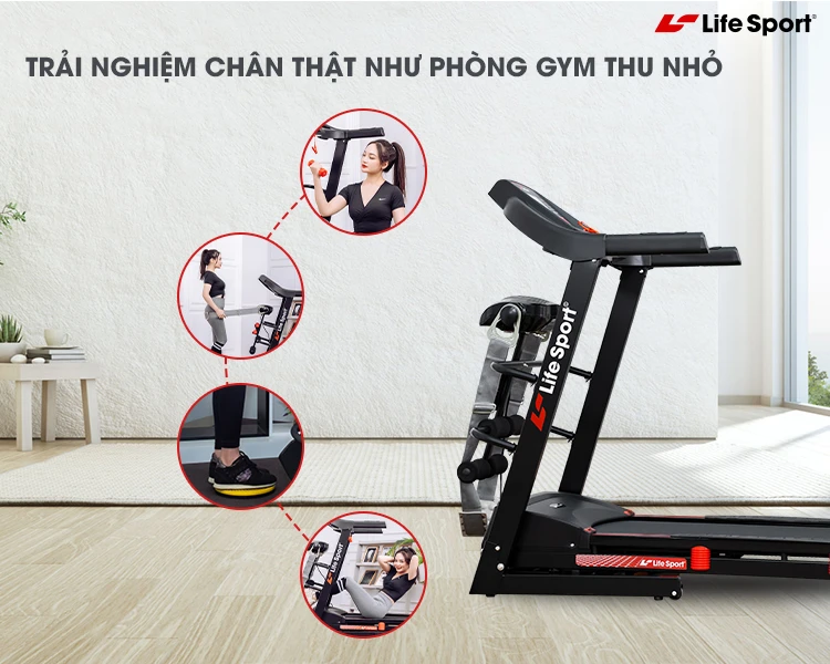 Máy chạy đa năng, rèn luyện toàn diện