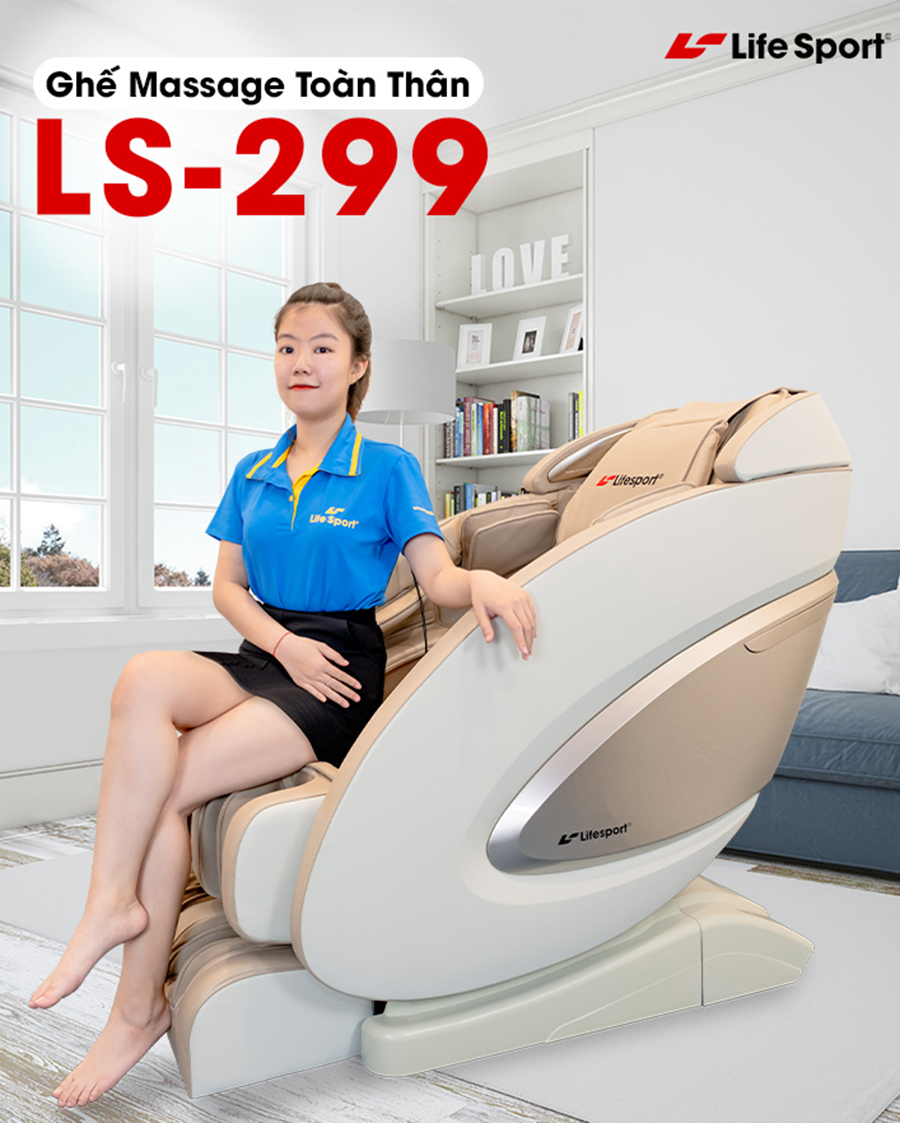 Review ghế massage giá rẻ LifeSport LS-299