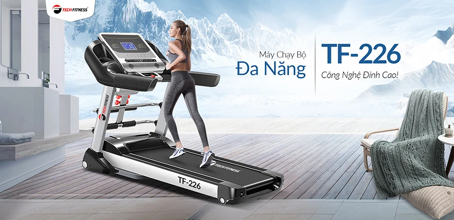 Máy chạy bộ Tech Fitness uy tín, chất lượng