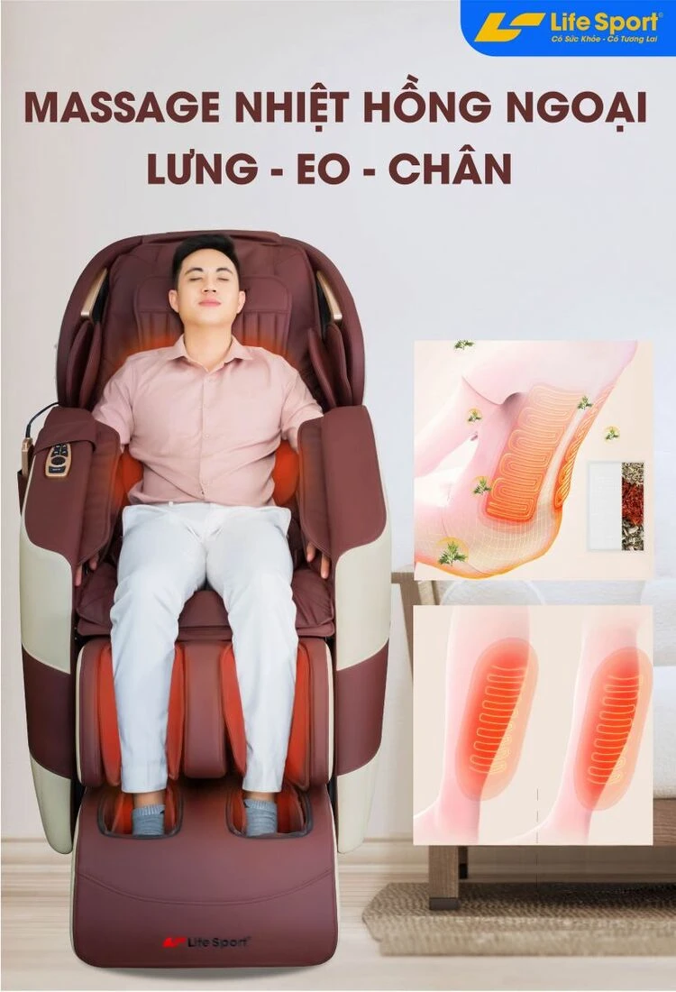 Lợi ích khi sử dụng ghế massage mỗi ngày