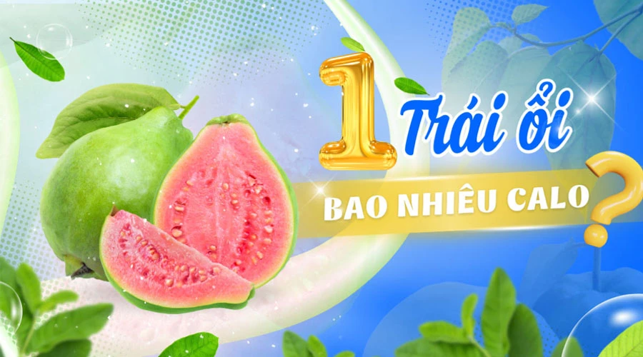 1 Trái ổi chứa bao nhiêu calo 